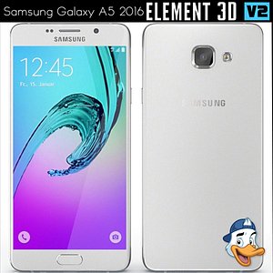 3d model samsung galaxy a5 2016