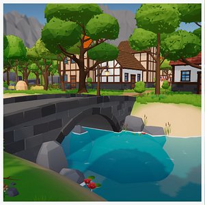 3D Nature Environment - Fantasy Valley