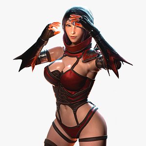Ninja Warrior Unreal Low-poly