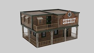 Wild West - Sherif 3D model