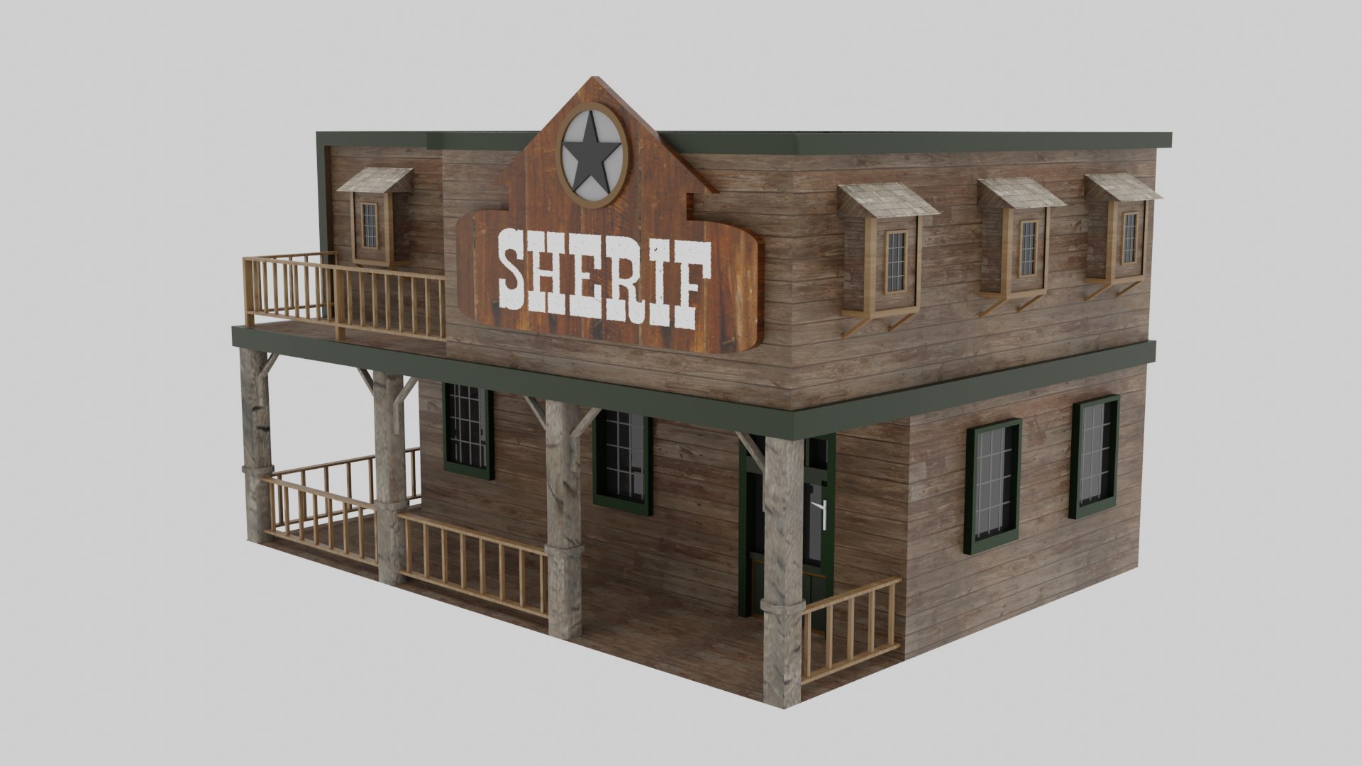 Wild West - Sherif 3D Model - TurboSquid 1924220