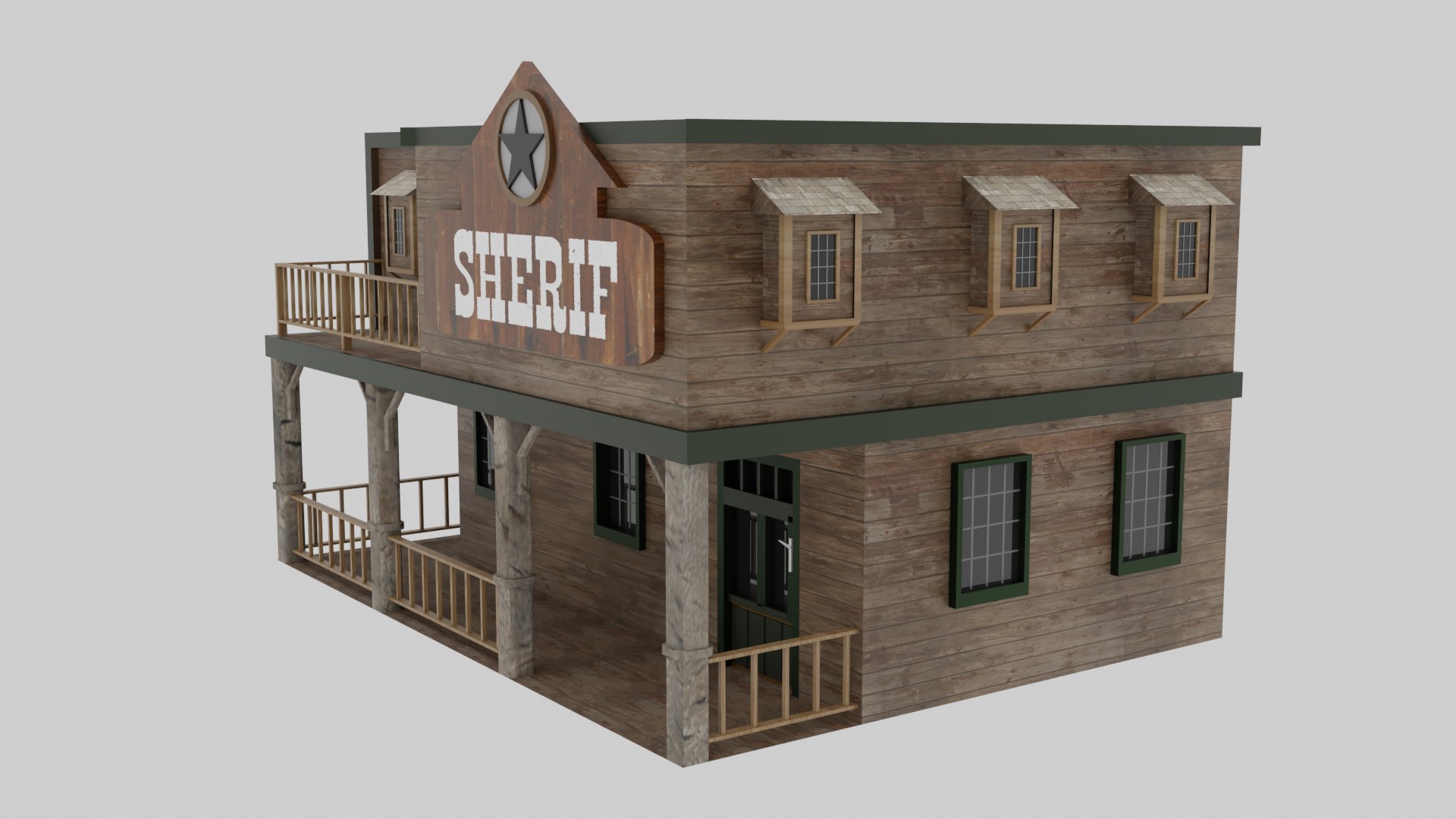 Wild West - Sherif 3D Model - TurboSquid 1924220