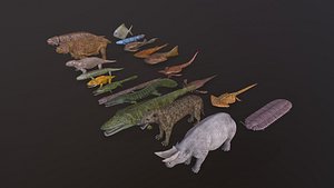 Extinct animals pack v4