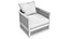 RH Capri Teak Swivel Lounge Chair