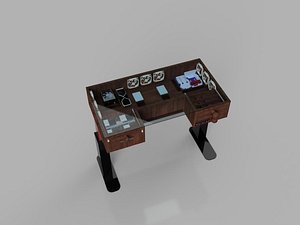 3D standing desk pc case