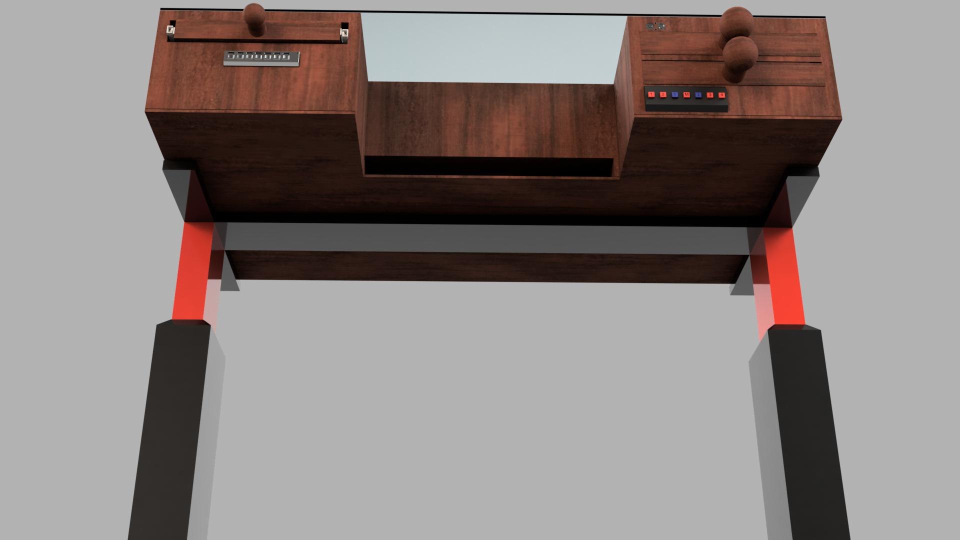 3D standing desk pc case TurboSquid 1624335