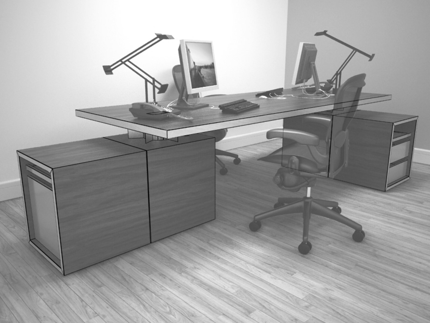 3d Modular Desking