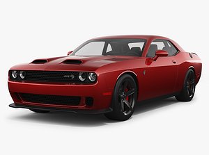 3D dodge hellcat 2019