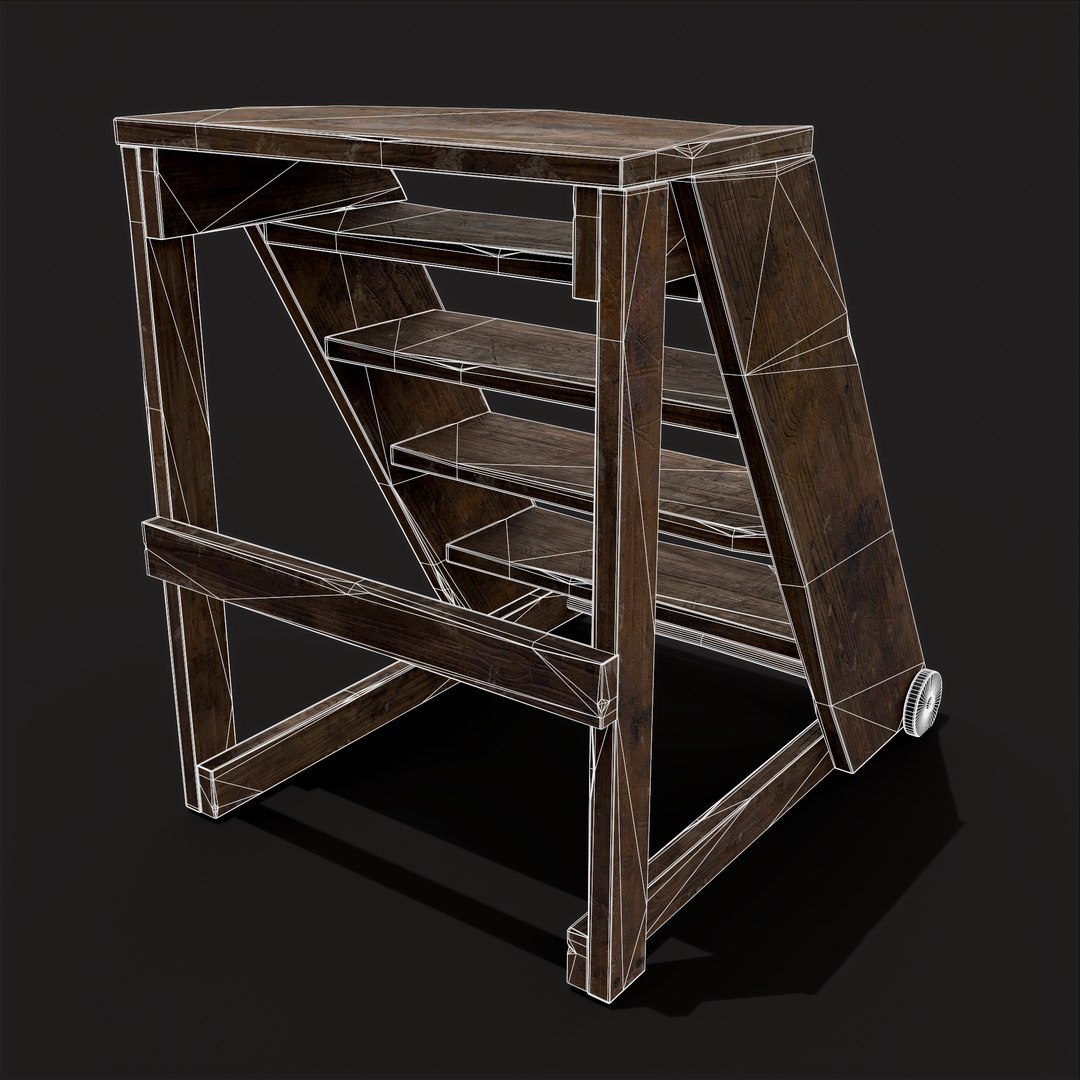 Medieval Five Step Ladder with Wheels model https://p.turbosquid.com/ts-thumb/xA/WR2UwJ/IF/4/png/1657733579/1920x1080/fit_q87/3406eb36b0471b758e50f48a06a00c0fc26cb44e/4.jpg