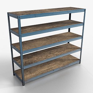 3D Storage Shelf model