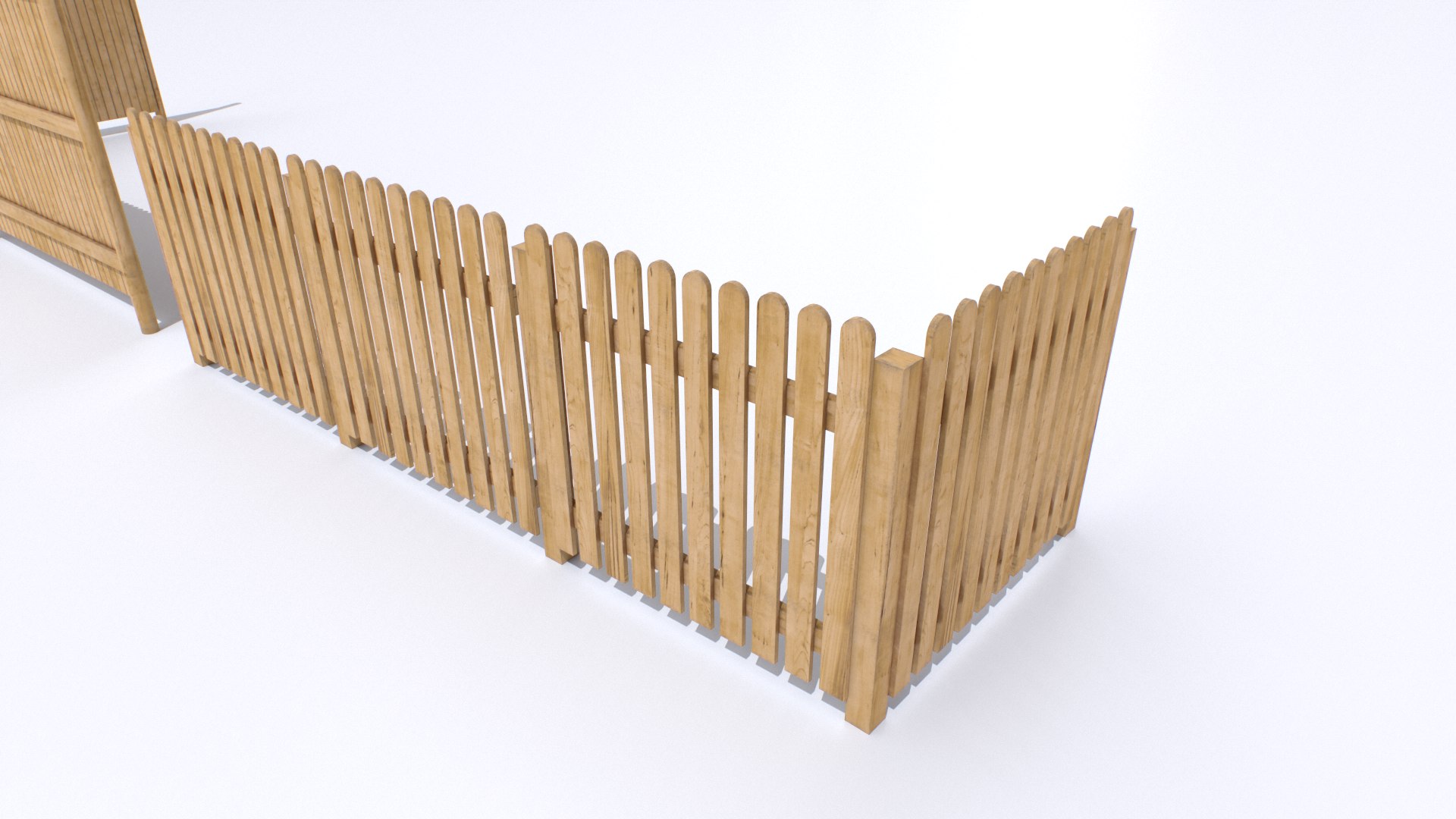 3D Model Wooden Fences Pack 1 - TurboSquid 1927588