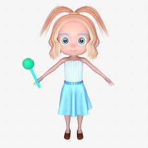 3D Little  Girl 2