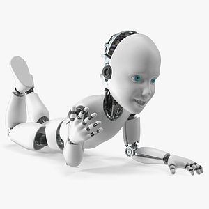 3D model Cyborg Baby in Supine Position