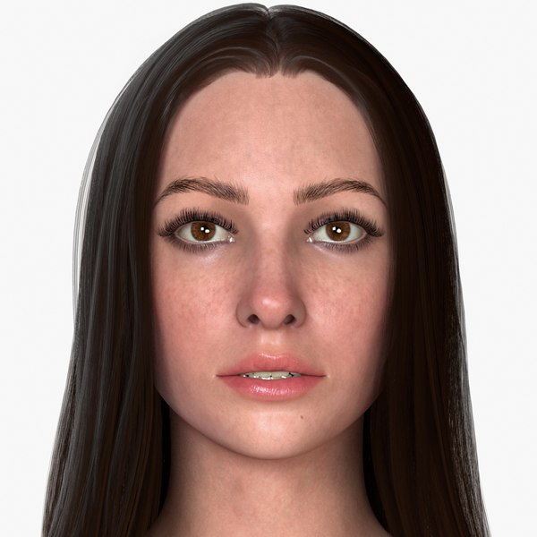 3D Woman Mia model