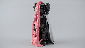 Kaws Darth Vader Fluid Star Wars Sculpture 3D model
