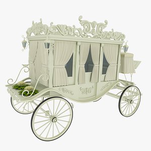 3D model wedding carriage