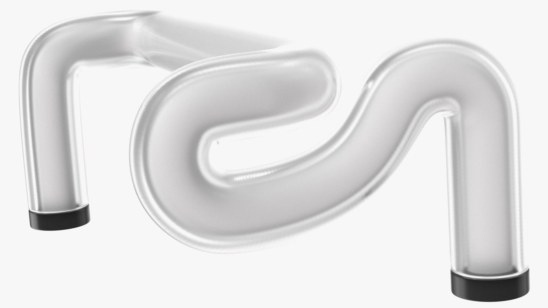 3D Neon Tube Light Number 1 - TurboSquid 1855594