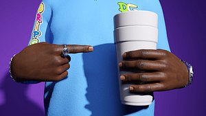 Lean Double Cup 3D model