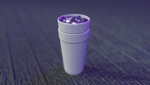 Lean Double Cup 3D model