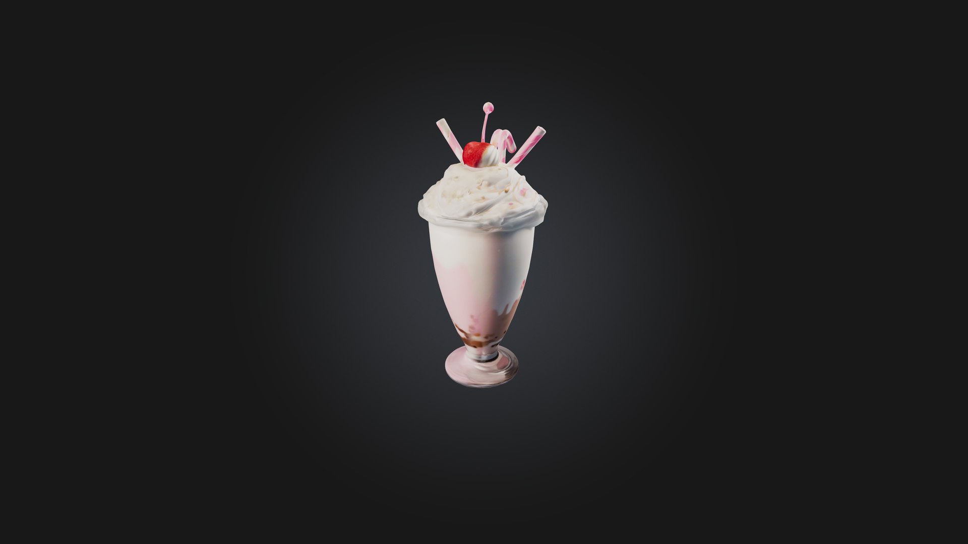 Cartoon Milkshake - TurboSquid 2291906