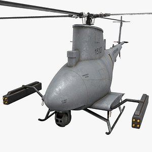 northrop grumman mq-8 scout 3d max