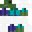 3D model Zombie Minecraft - Mixamo Animatable - Vray-Arnold