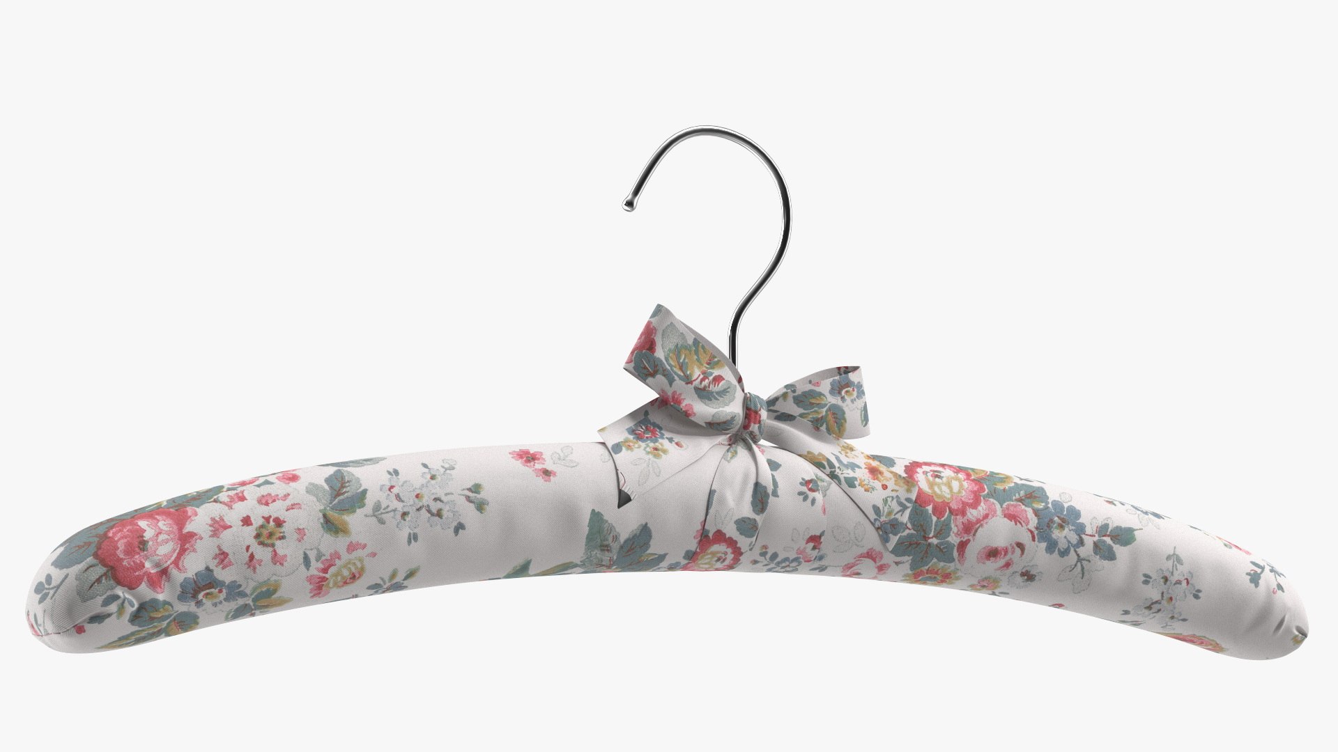 Soft Satin Rack with Flowers 3D model preview