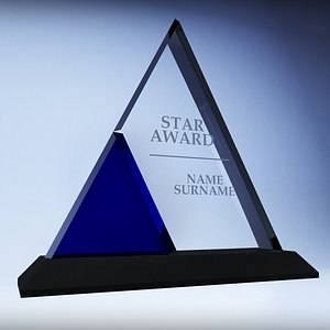 3d model trophy award cup 07