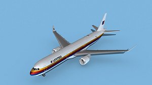 3D Boeing 767-400 United Airlines 1