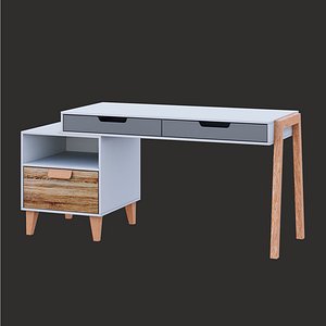 Desk working place 3D