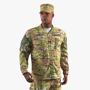 US Army Soldier Camofluage Rigged