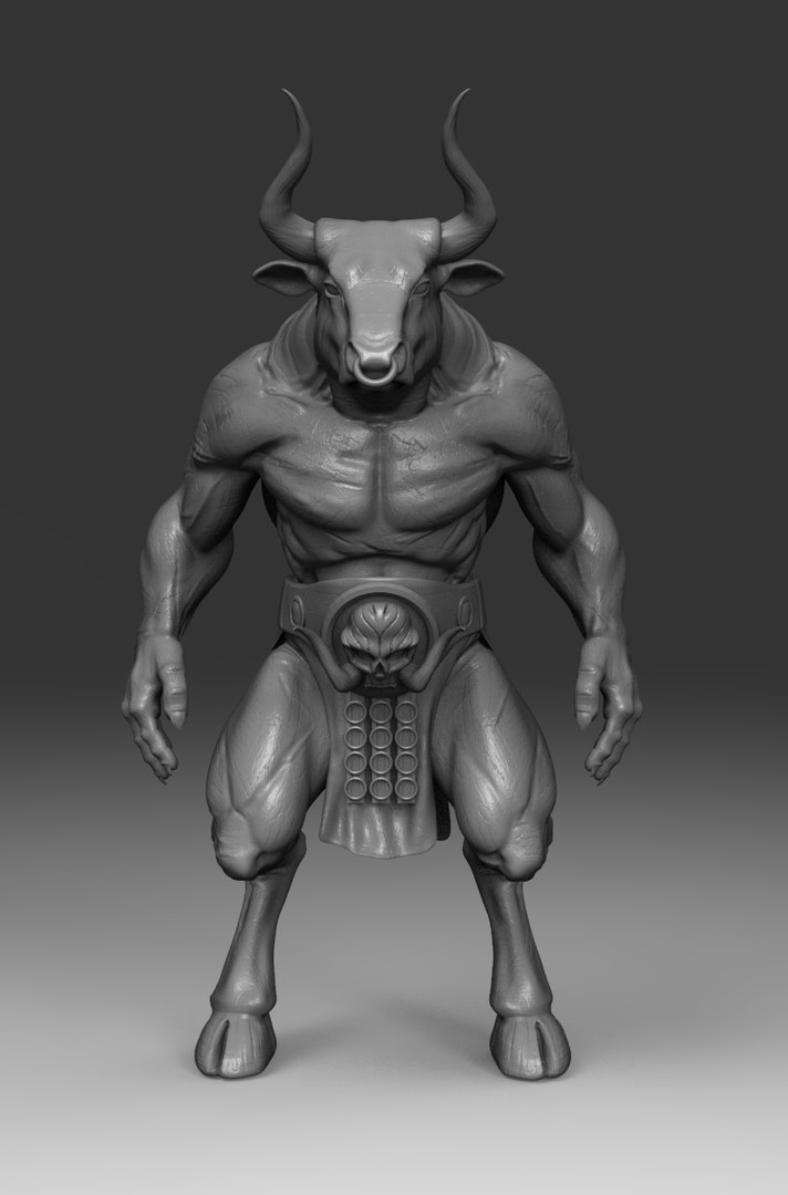 Minotaur 3D Model - TurboSquid 1382042