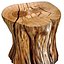 Rustic Wooden side table tree stump Coffee Side Table Sculptural 3D model