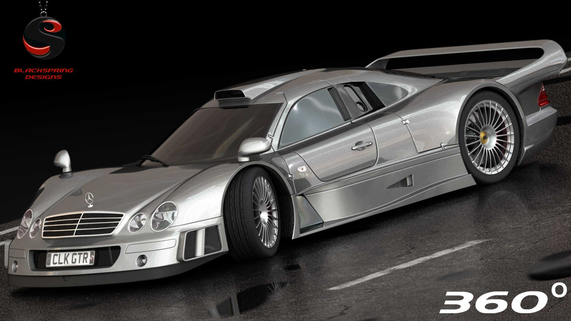 メルセデス　ベンツ　モデルカー メルセデスベンツCLK-GTR 19973Dモデル - TurboSquid 1107176