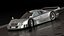 mercedes-benz clk-gtr 1997 3d model