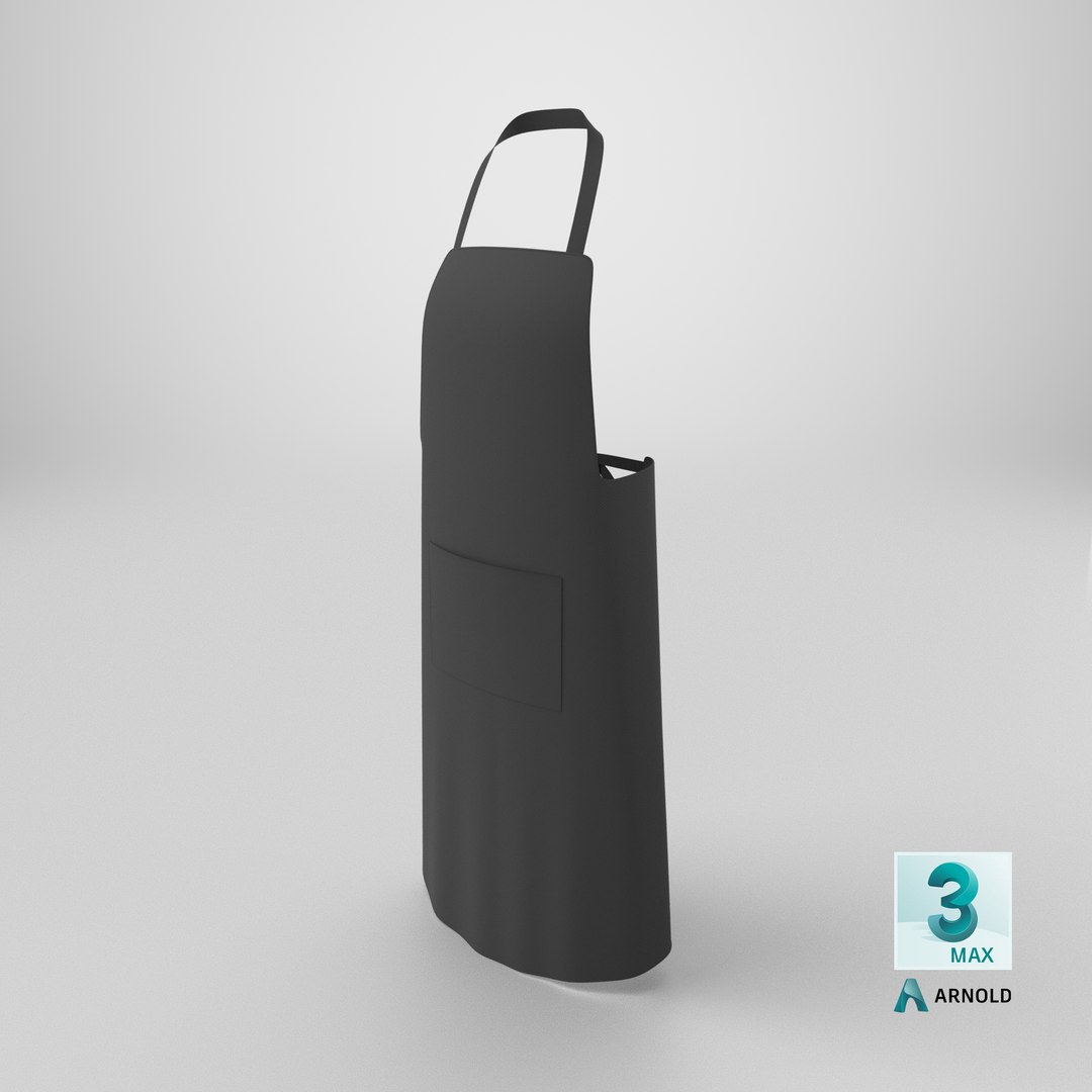 Cooking Apron 02 3D Model - TurboSquid 2429142