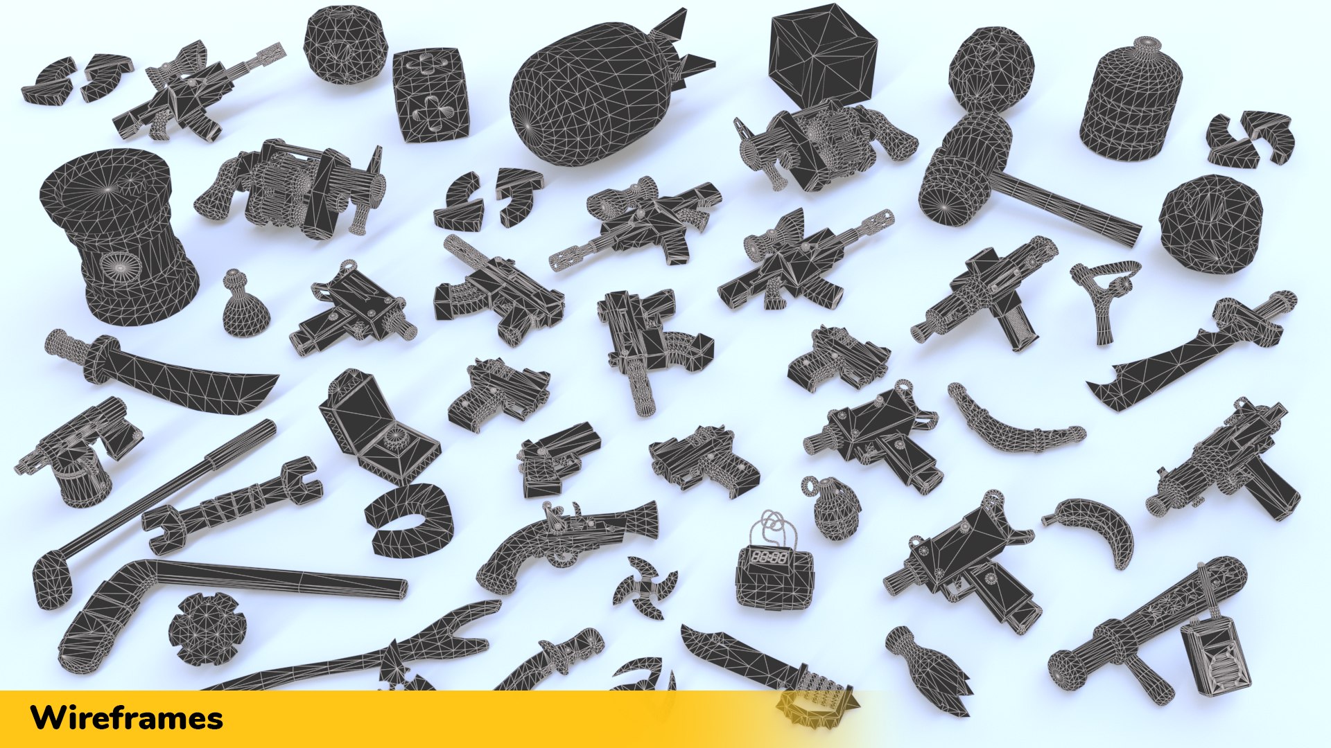 Hypercasual Action Props Pack Volume 3 3D Model - TurboSquid 1989103