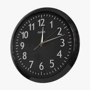 Procedural Clock For Blender 3D model
