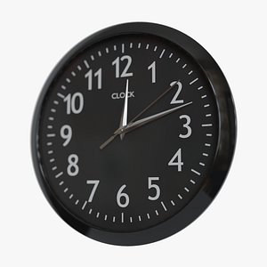 Procedural Clock For Blender 3D model