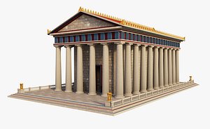 Temple of Ares Agora 3D