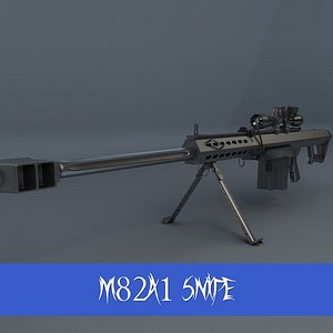 m82a1 snipe rifle 3d 3ds