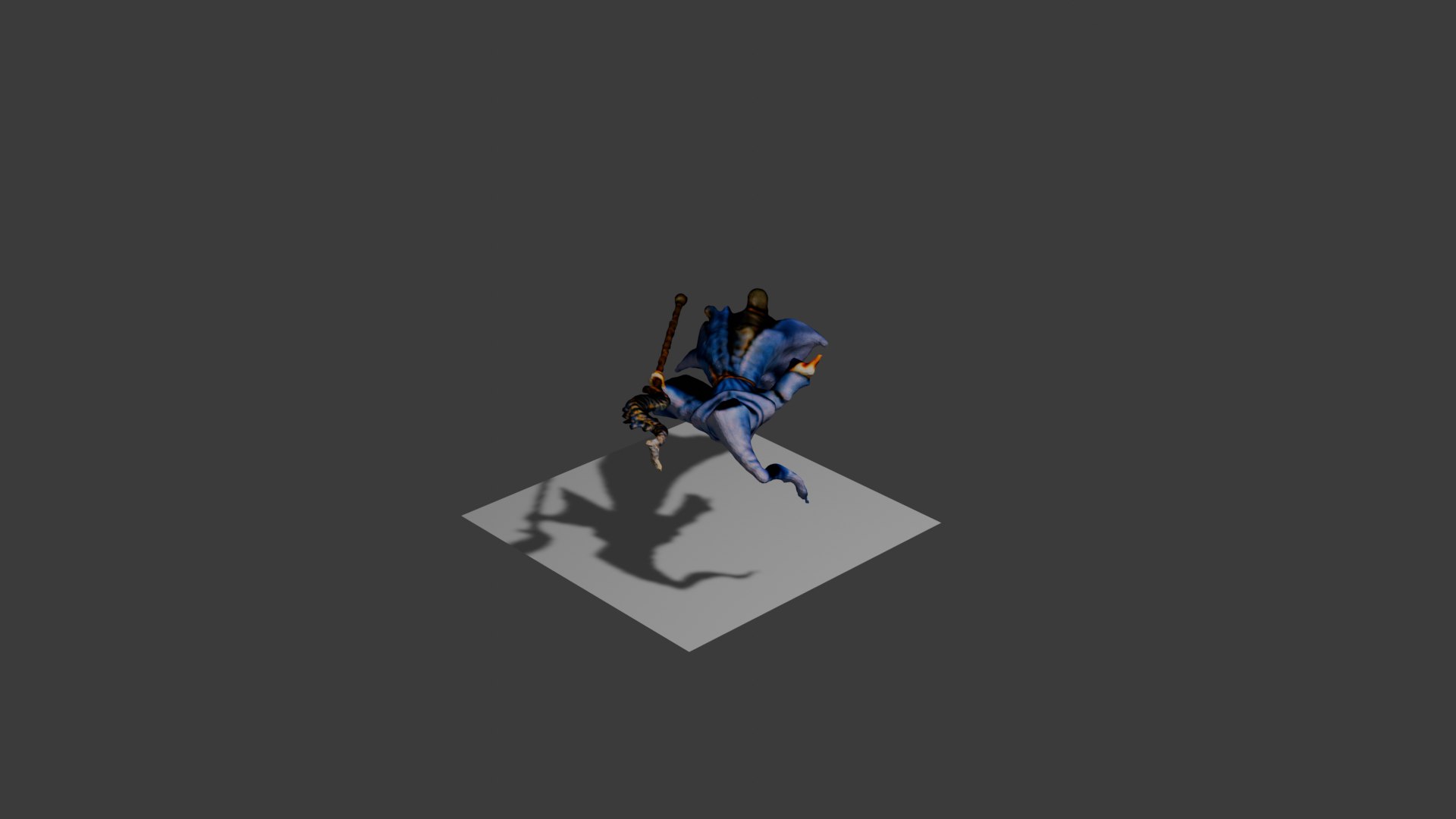 Blue Mystic Mage 3D Model - TurboSquid 2209692