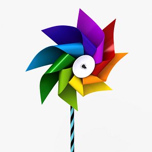 3d pinwheel wheel pin