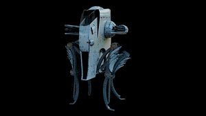 3D Space Battleship model