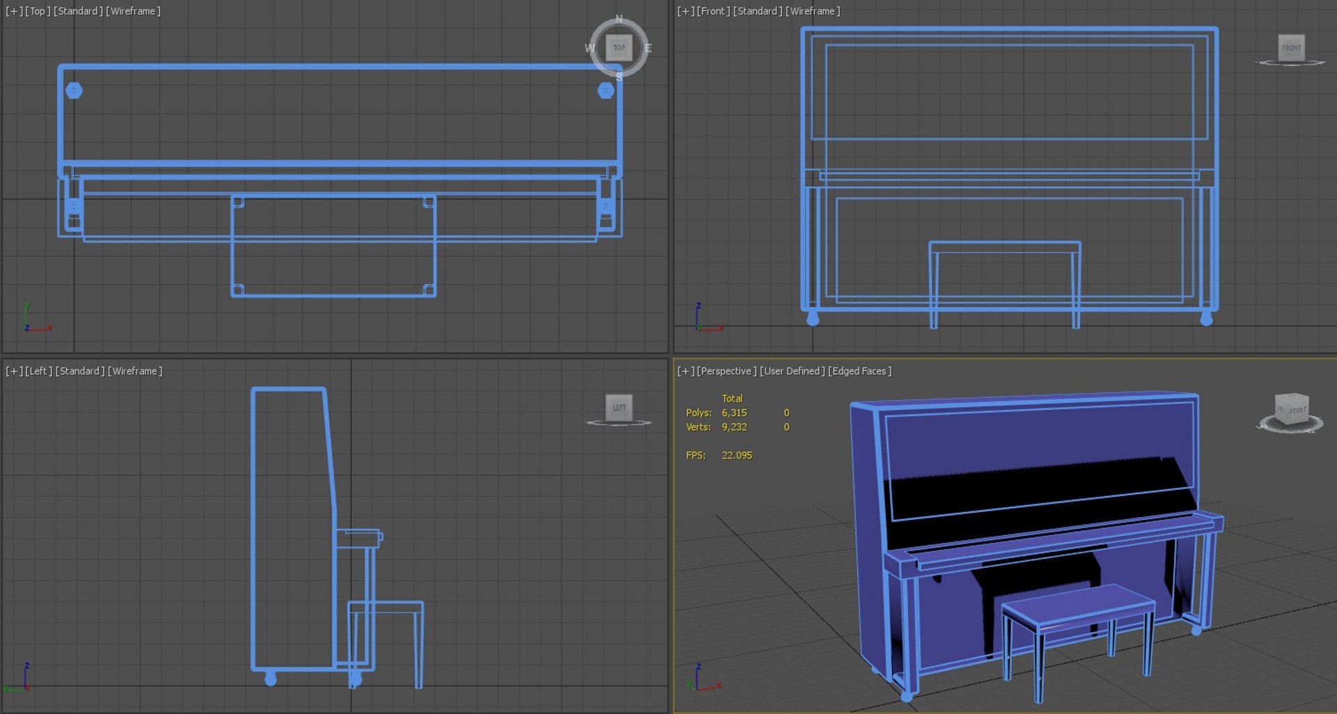 Free Piano 1 model - TurboSquid 2078917