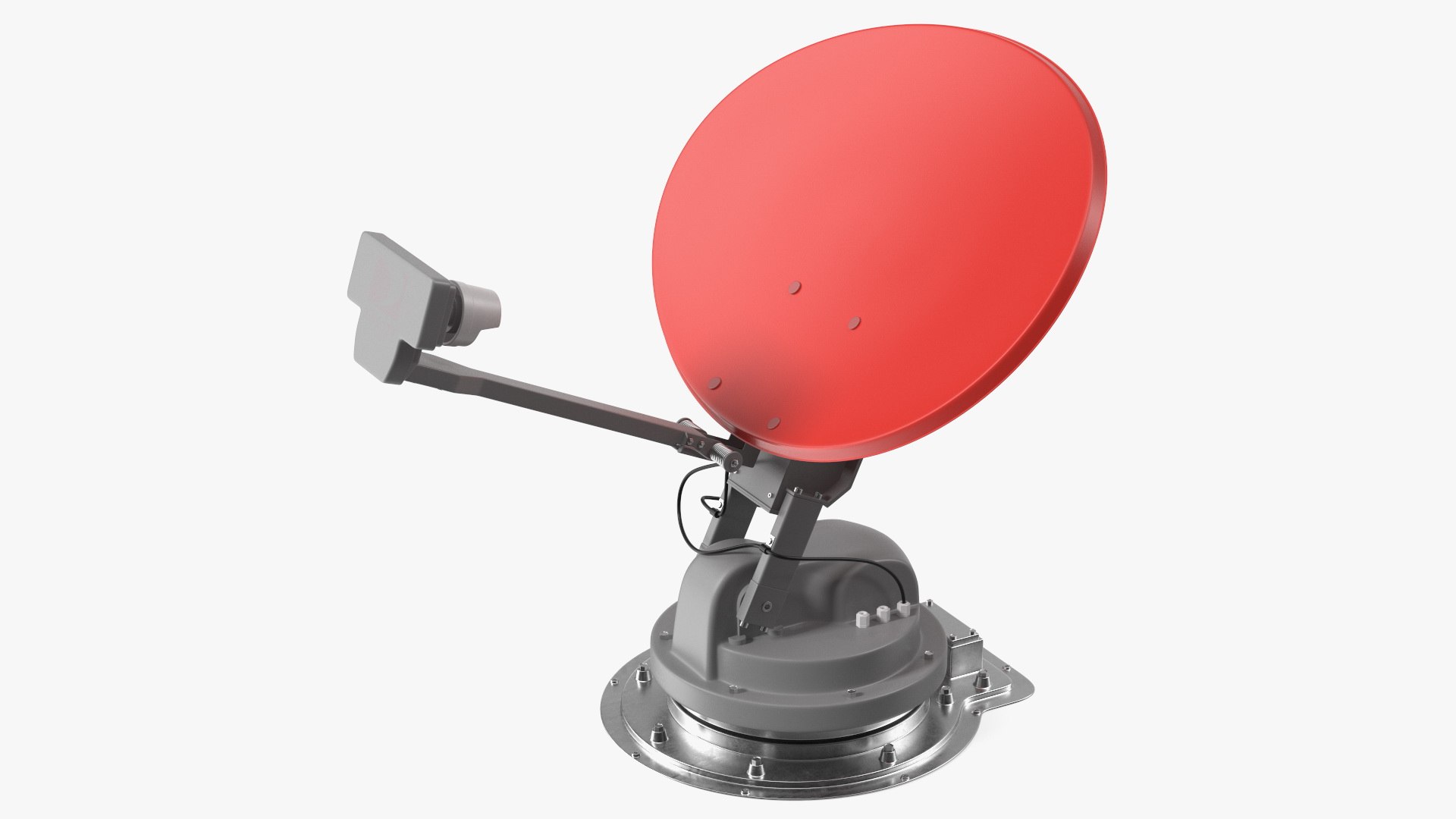 Satellite TV Antenna 3D model preview