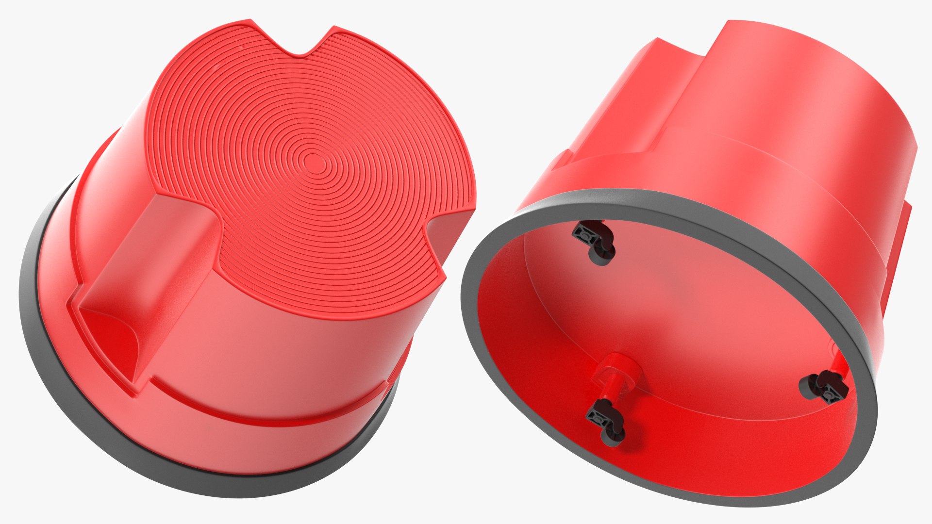 Kick Stool Plastic Red 3D Model - TurboSquid 1709460