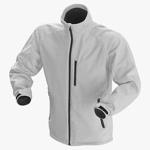 Male Winter Jacket 01 White