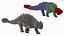 Alkylosaurus of Tropical Habitat Rigged 3D