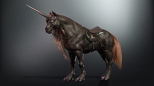 3D model Dark Unicorn